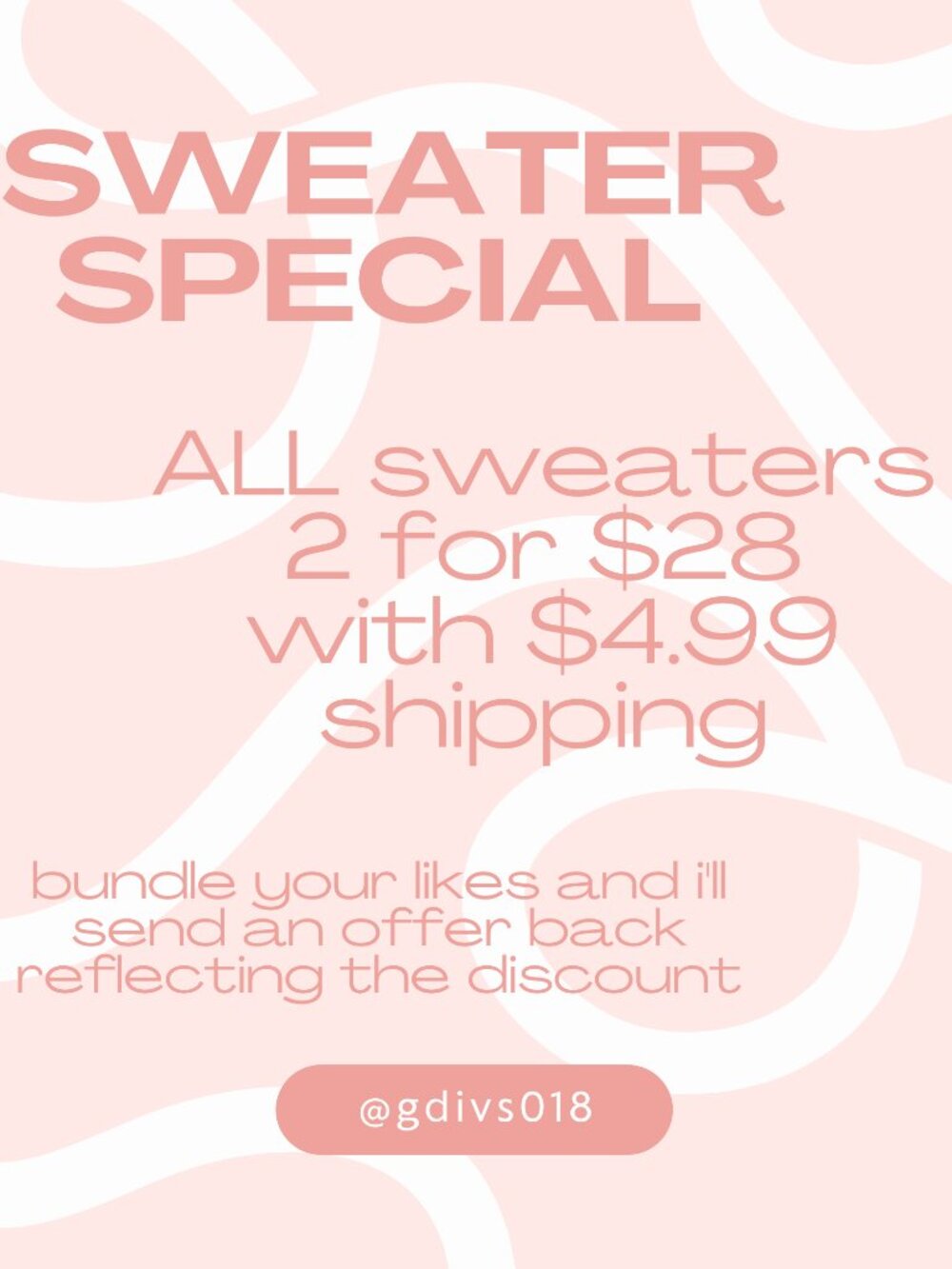 ✨️ CLOSET SWEATER SPECIAL ✨️